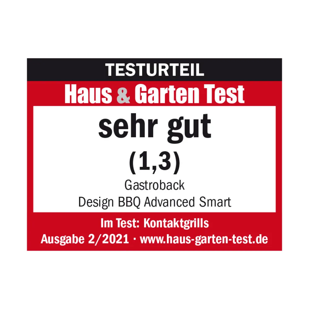 Kontakt-, Elektro- & Tischgrill*GASTROBACK Design BBQ Advanced Smart