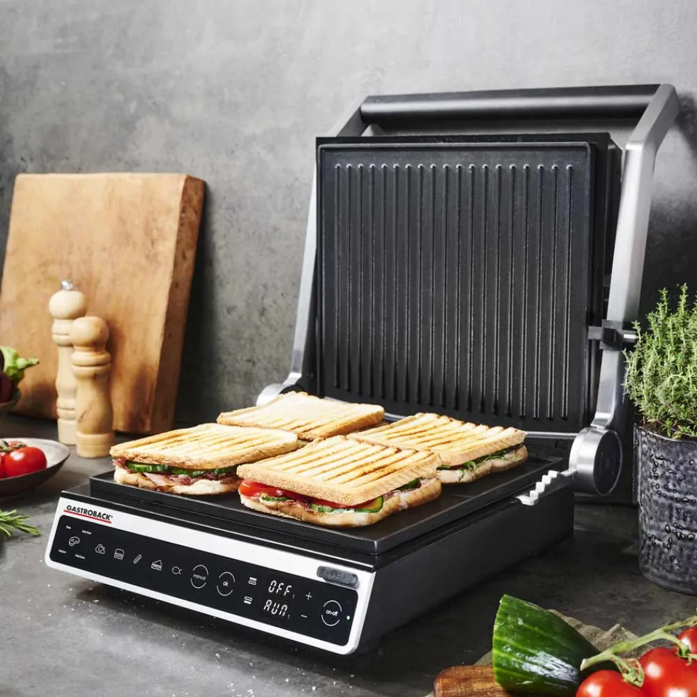 Kontakt-, Elektro- & Tischgrill*GASTROBACK Design BBQ Advanced Smart
