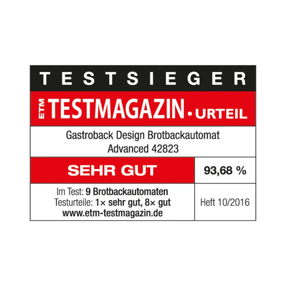 Brotbackautomat|Brotbackautomat*GASTROBACK Design Brotbackautomat Advanced