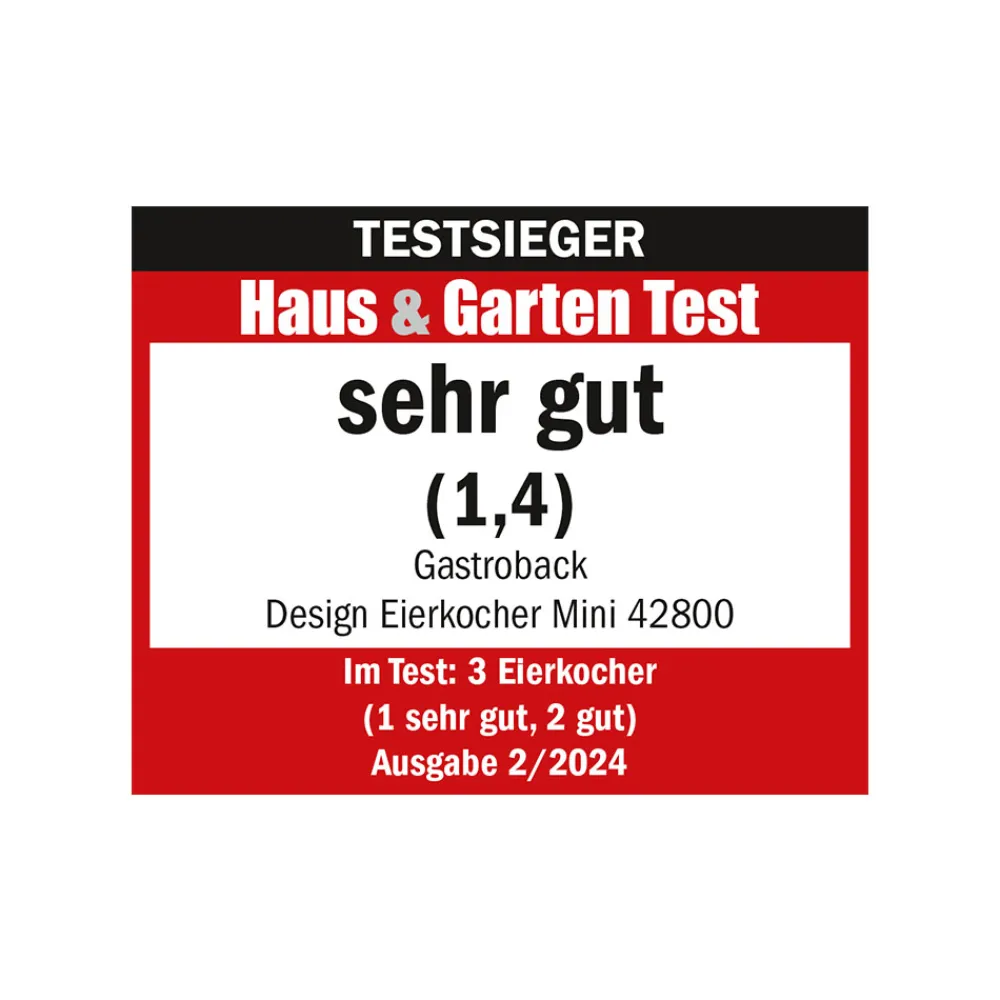 Eierkocher*GASTROBACK Design Eierkocher Mini