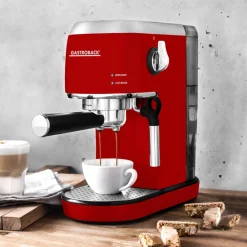 Espressomaschinen*GASTROBACK Design Espresso Piccolo Rot