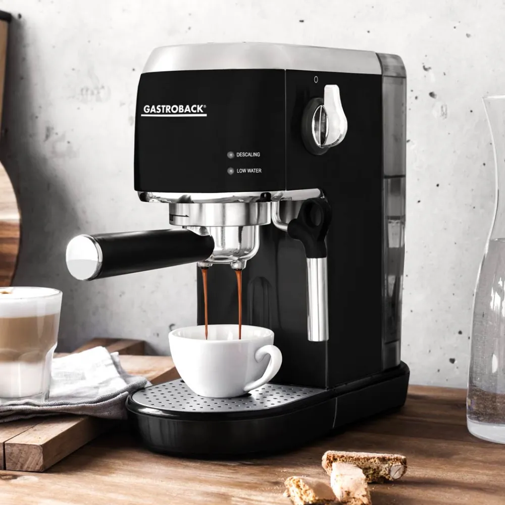 Espressomaschinen*GASTROBACK Design Espresso Piccolo Schwarz