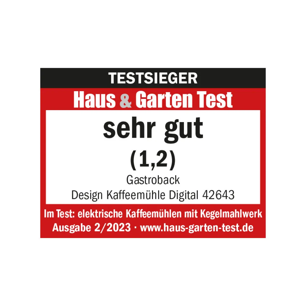 Kaffeemühlen*GASTROBACK Design Kaffeemühle Digital