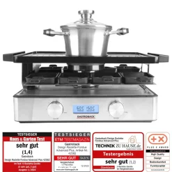 Raclette & Fondue*GASTROBACK Design Raclette-Fondue Advanced Plus