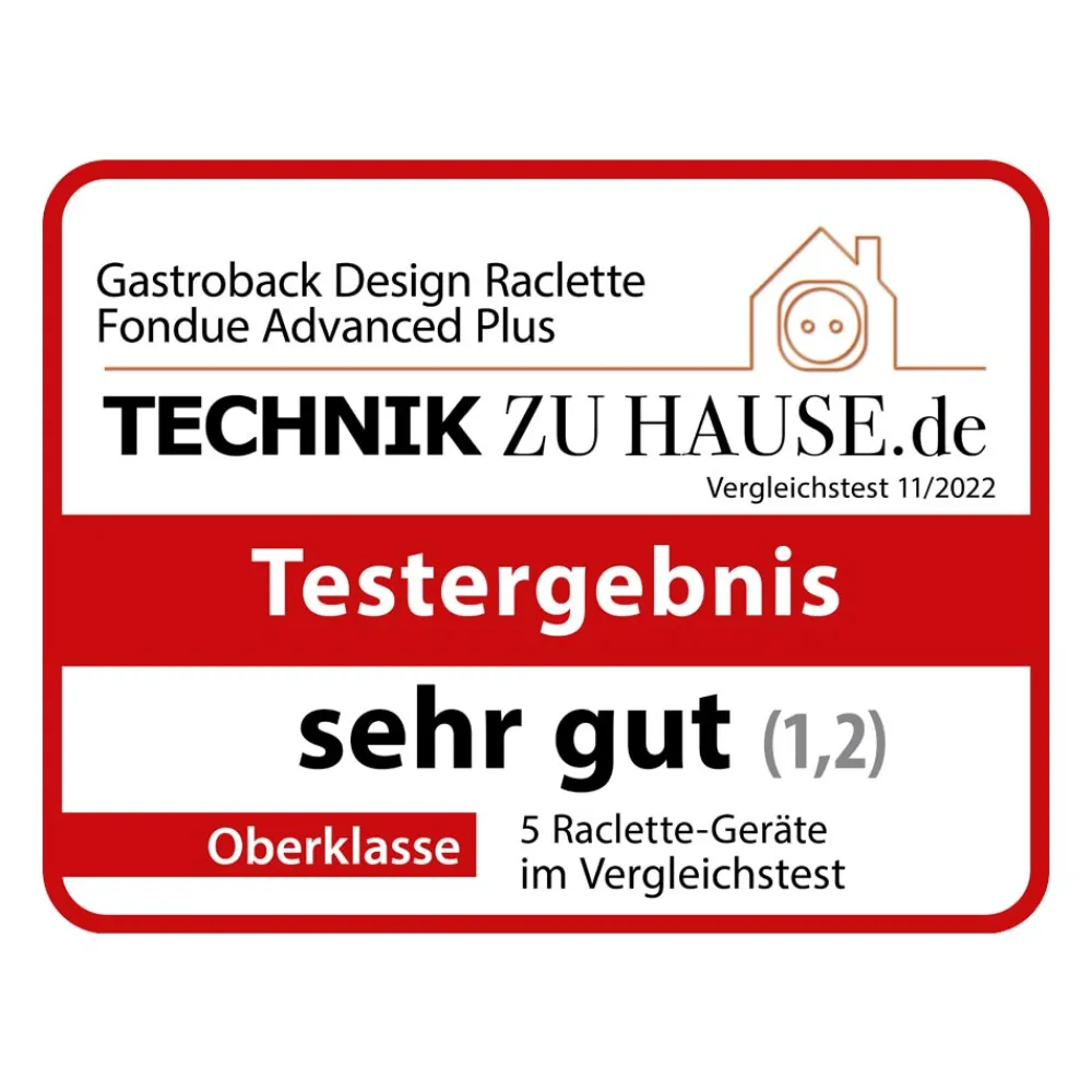 Raclette & Fondue*GASTROBACK Design Raclette-Fondue Advanced Plus
