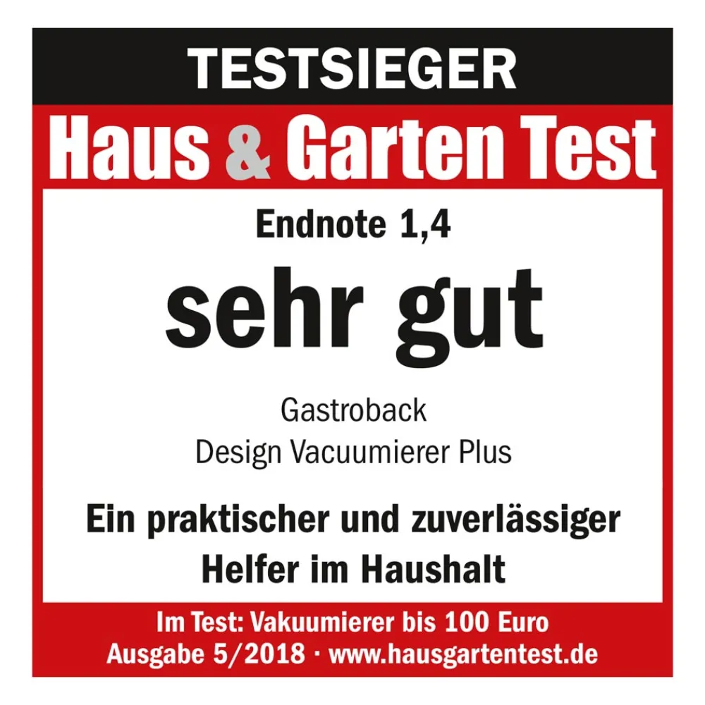 Vakuumierer*GASTROBACK Design Vakuumierer Plus