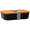 Home*GASTROBACK Lunchbox schwarz, mit Bambusdeckel