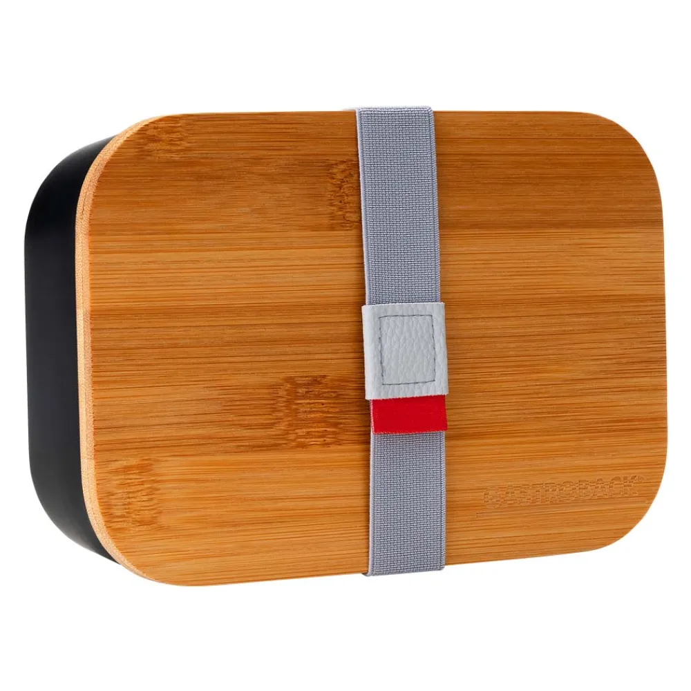 Home*GASTROBACK Lunchbox schwarz, mit Bambusdeckel