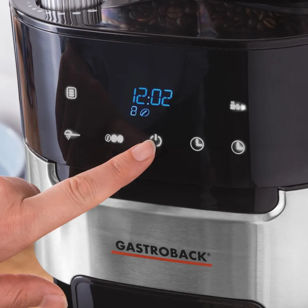 Filterkaffeemaschinen*GASTROBACK Kaffeemaschine Grind & Brew Pro Thermo