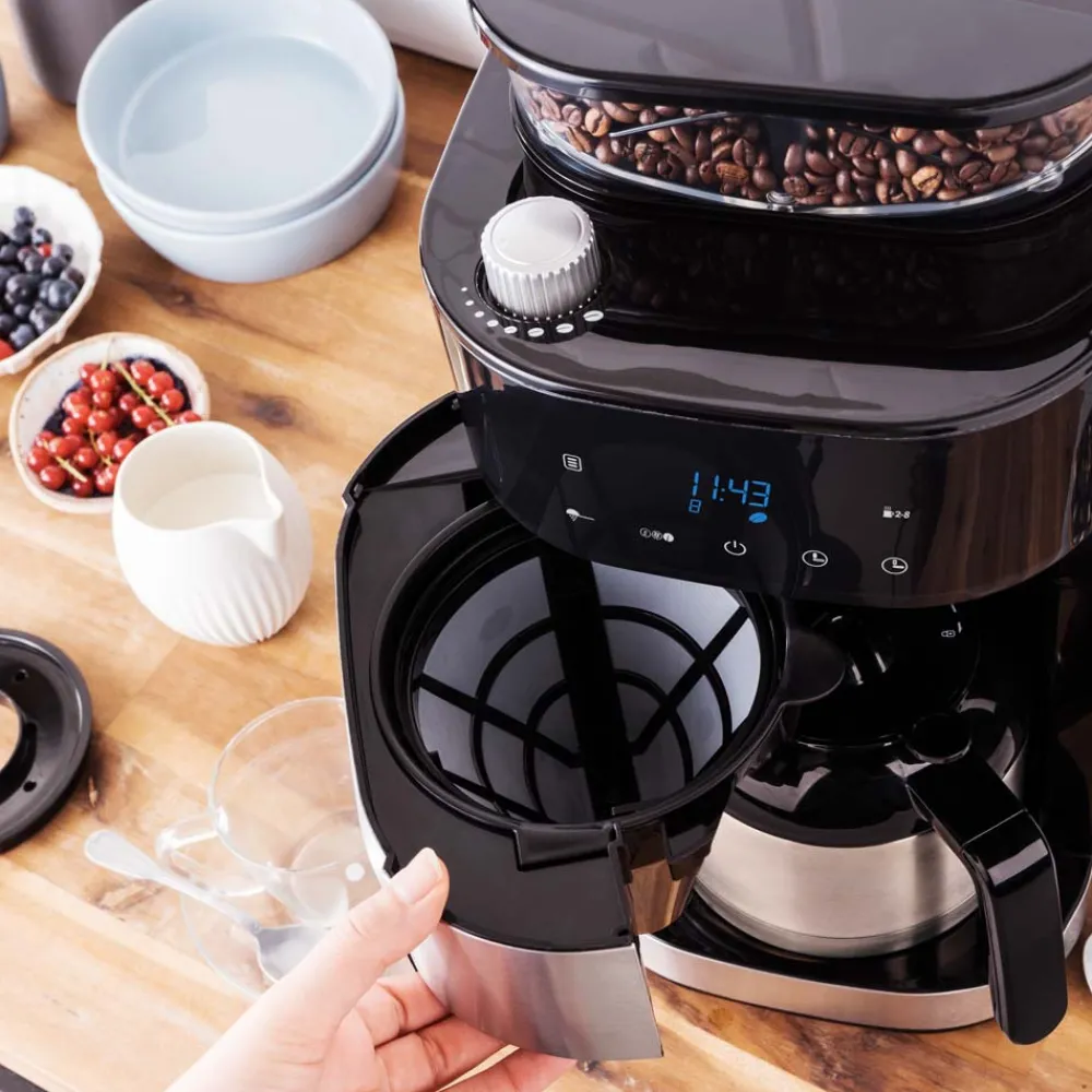 Filterkaffeemaschinen*GASTROBACK Kaffeemaschine Grind & Brew Pro Thermo