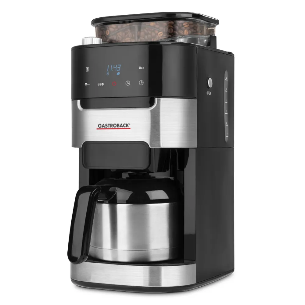 Filterkaffeemaschinen*GASTROBACK Kaffeemaschine Grind & Brew Pro Thermo