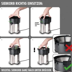 Entsafter & Slow Juicer*GASTROBACK Vital Juicer Pro