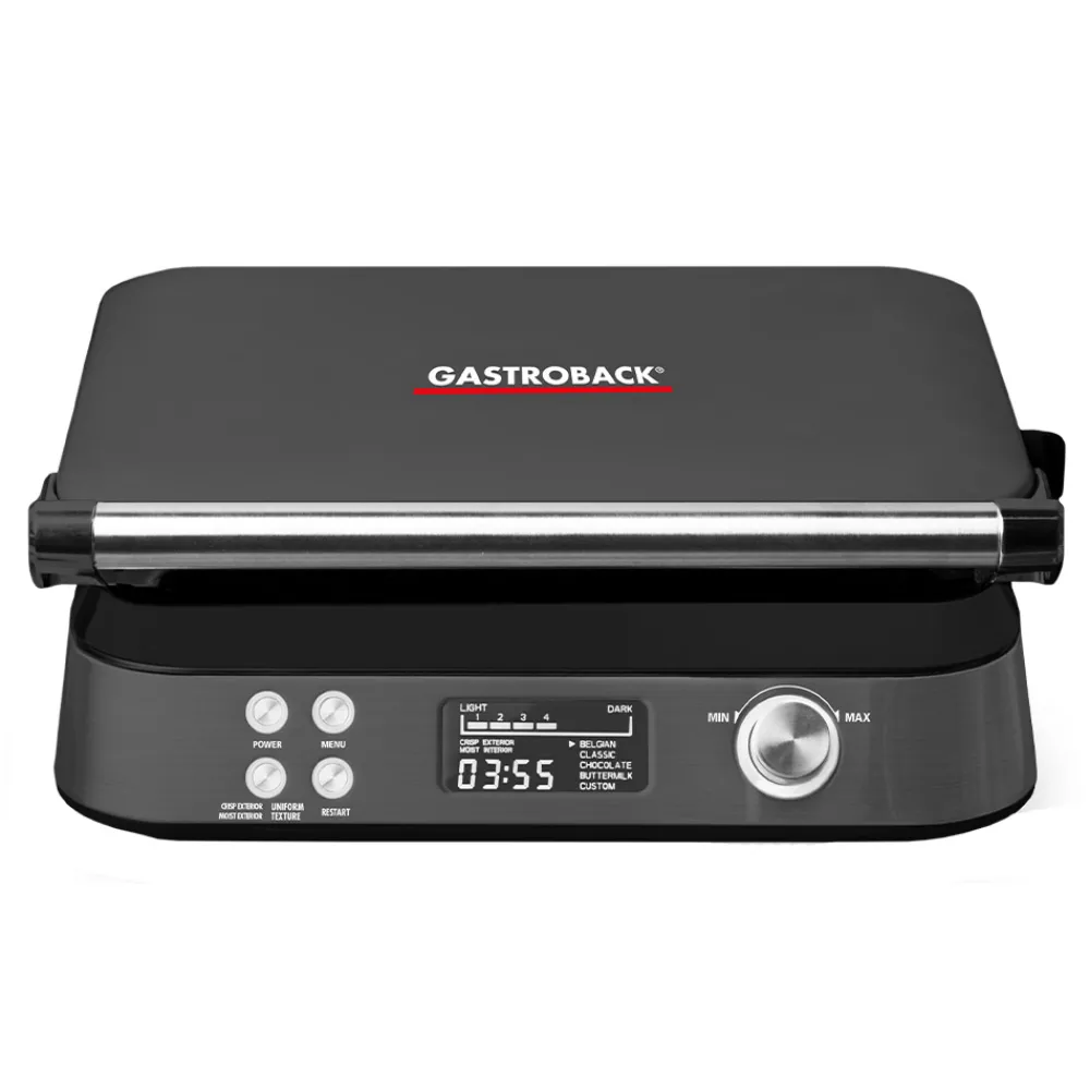 Waffeleisen*GASTROBACK Waffeleisen Advanced Control - BLACK EDITION