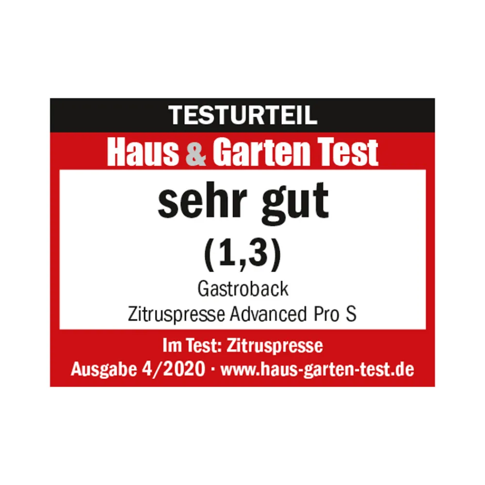 Zitruspressen*GASTROBACK Zitruspresse Advanced Pro S